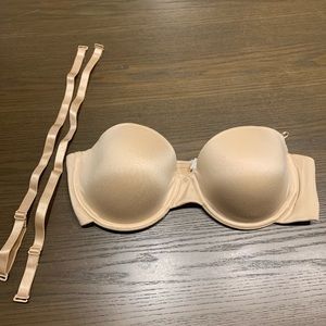 NEW Tan Maidenform Strapless Bra, size 36C - Never Worn
